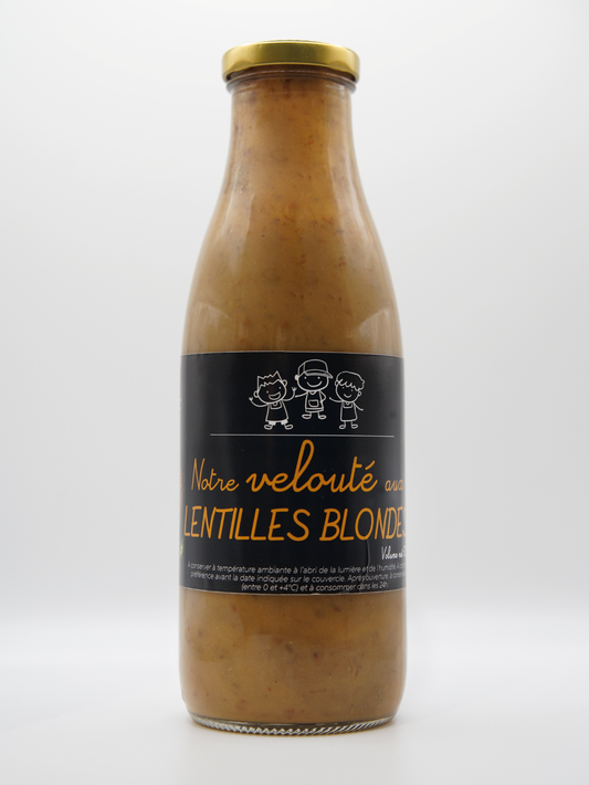 Velouté aux lentilles blondes Enfants Des Volcans