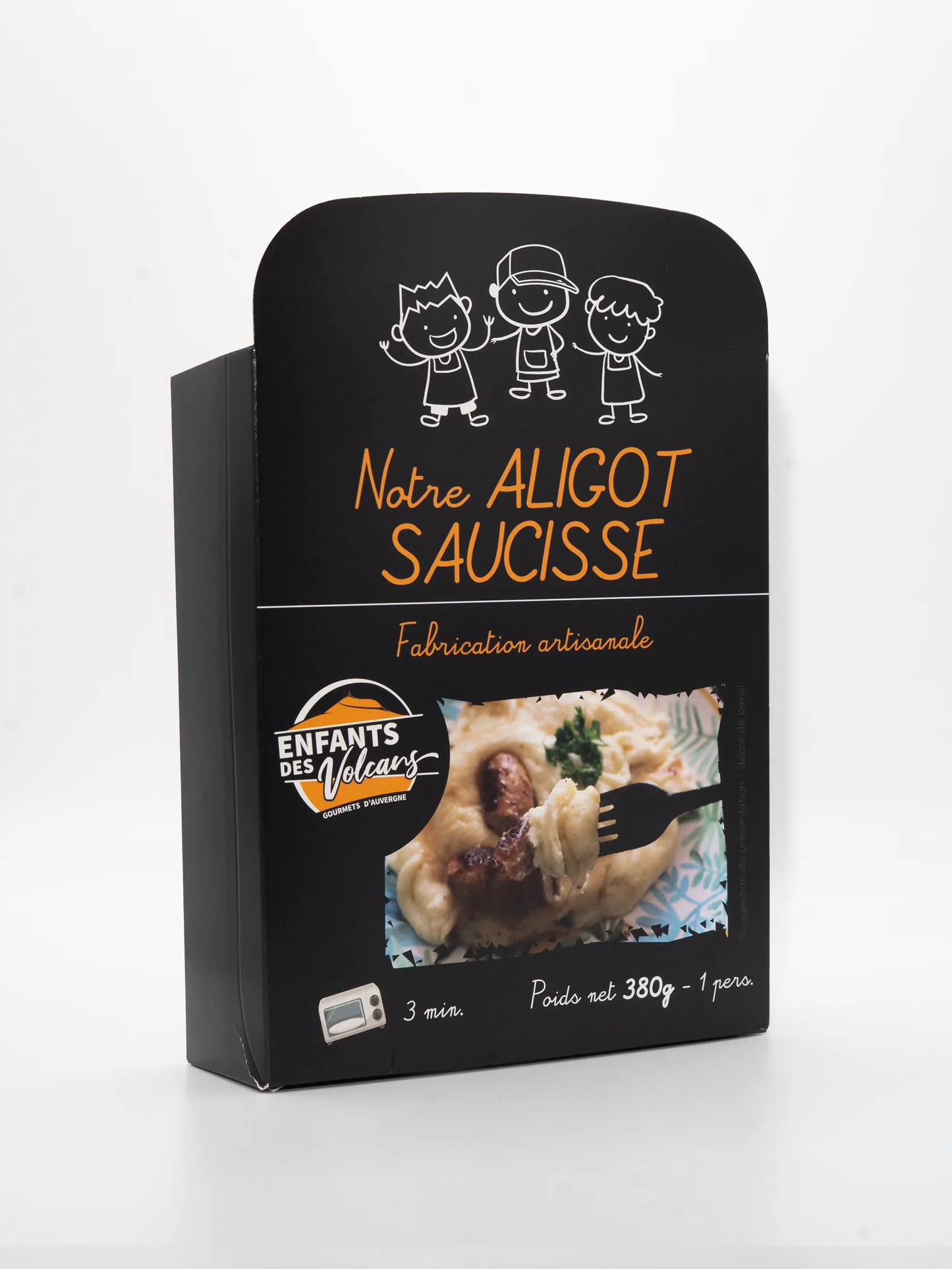 Aligot saucisse Enfants Des Volcans