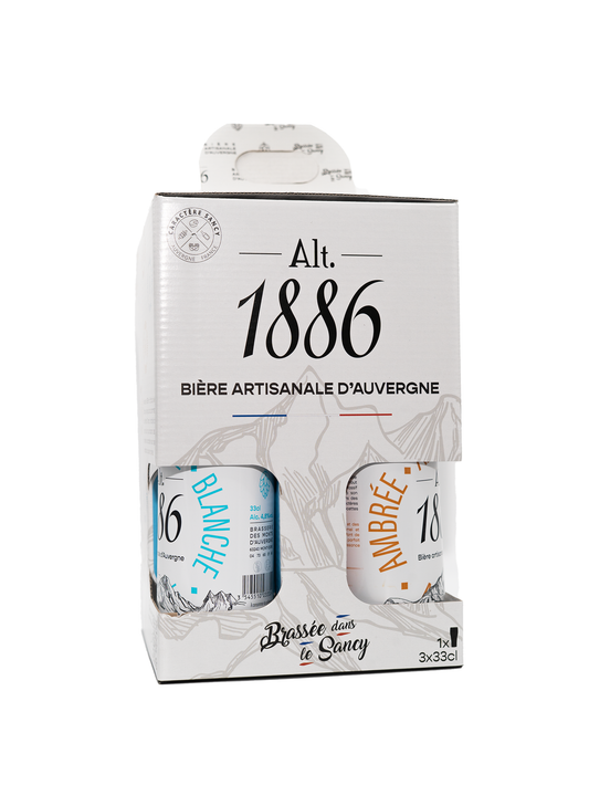 Alt 1886 Coffret 3 bières + 1 verre Enfants Des Volcans
