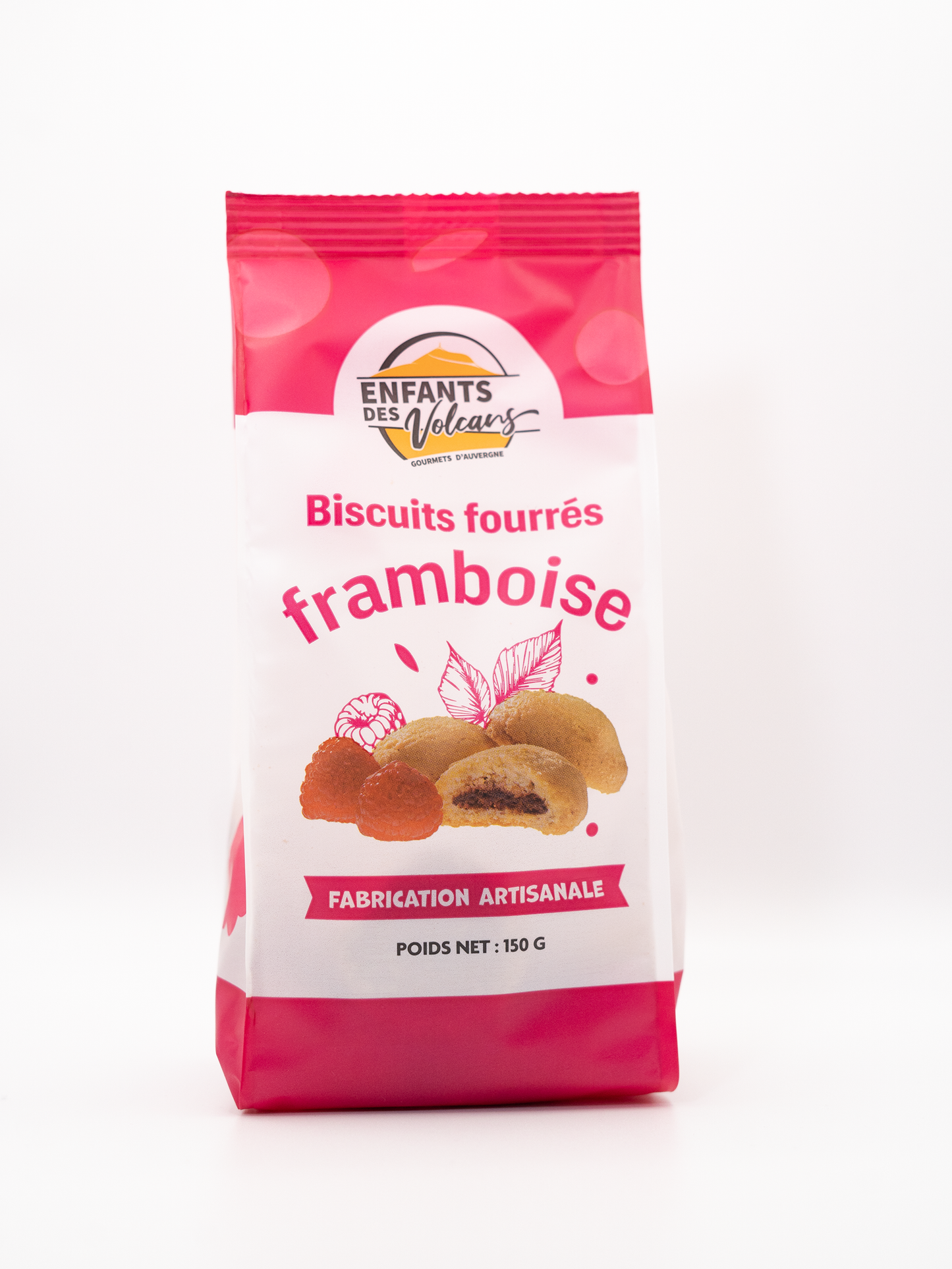 Biscuits fourrés Framboise Enfants Des Volcans