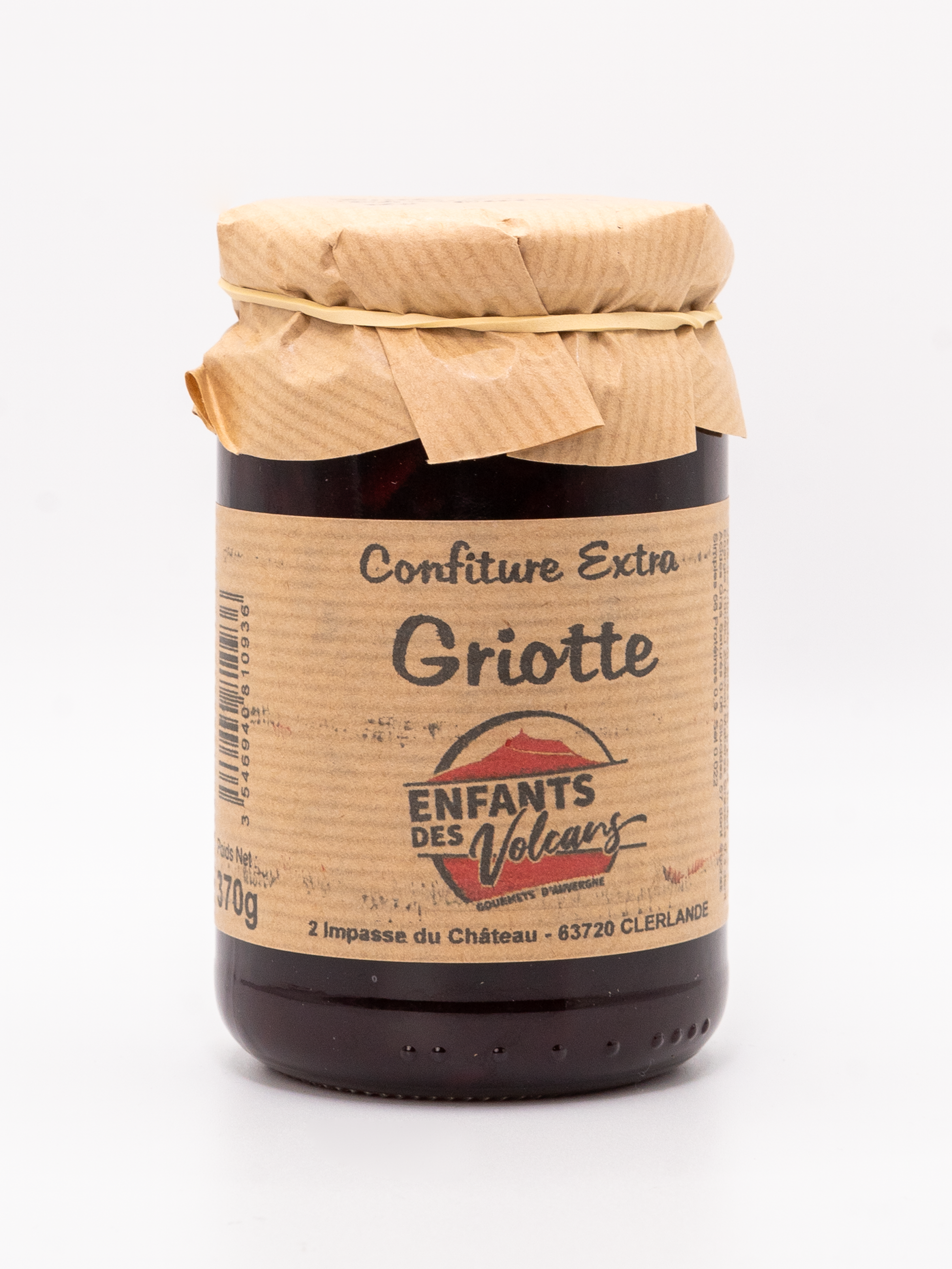 Confiture extra Griotte Enfants Des Volcans