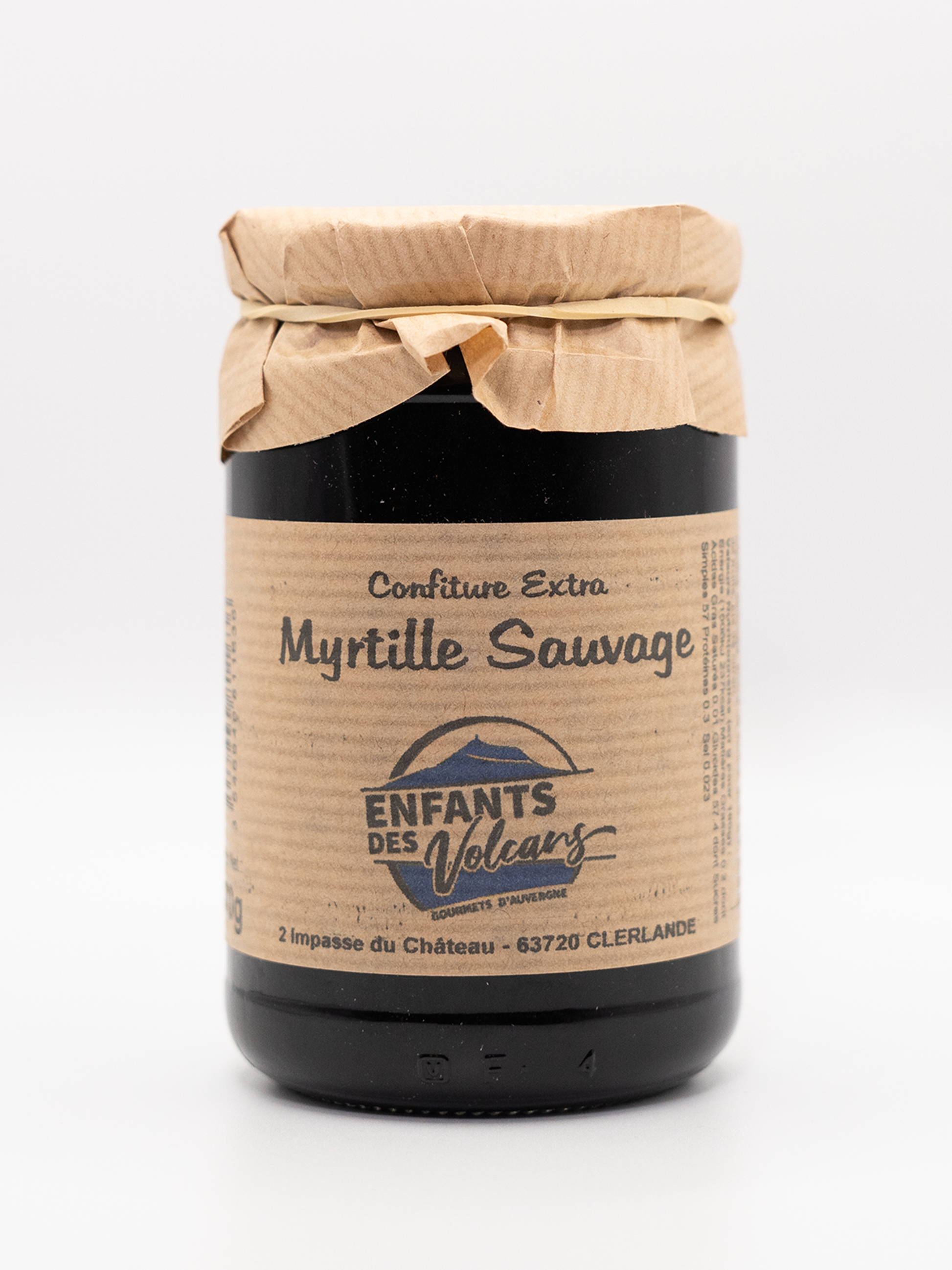 Confiture extra Myrtille sauvage Enfants Des Volcans