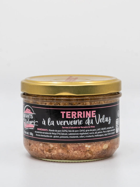 Terrine à la verveine du Velay Enfants Des Volcans