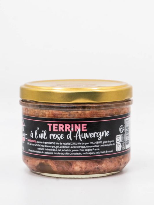 Terrine à l'ail rose d'Auvergne Enfants Des Volcans