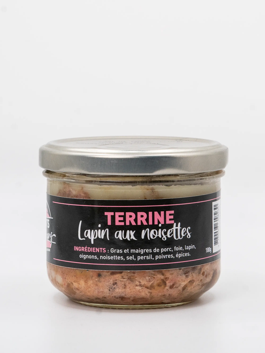 Terrine de lapin aux noisettes Enfants Des Volcans