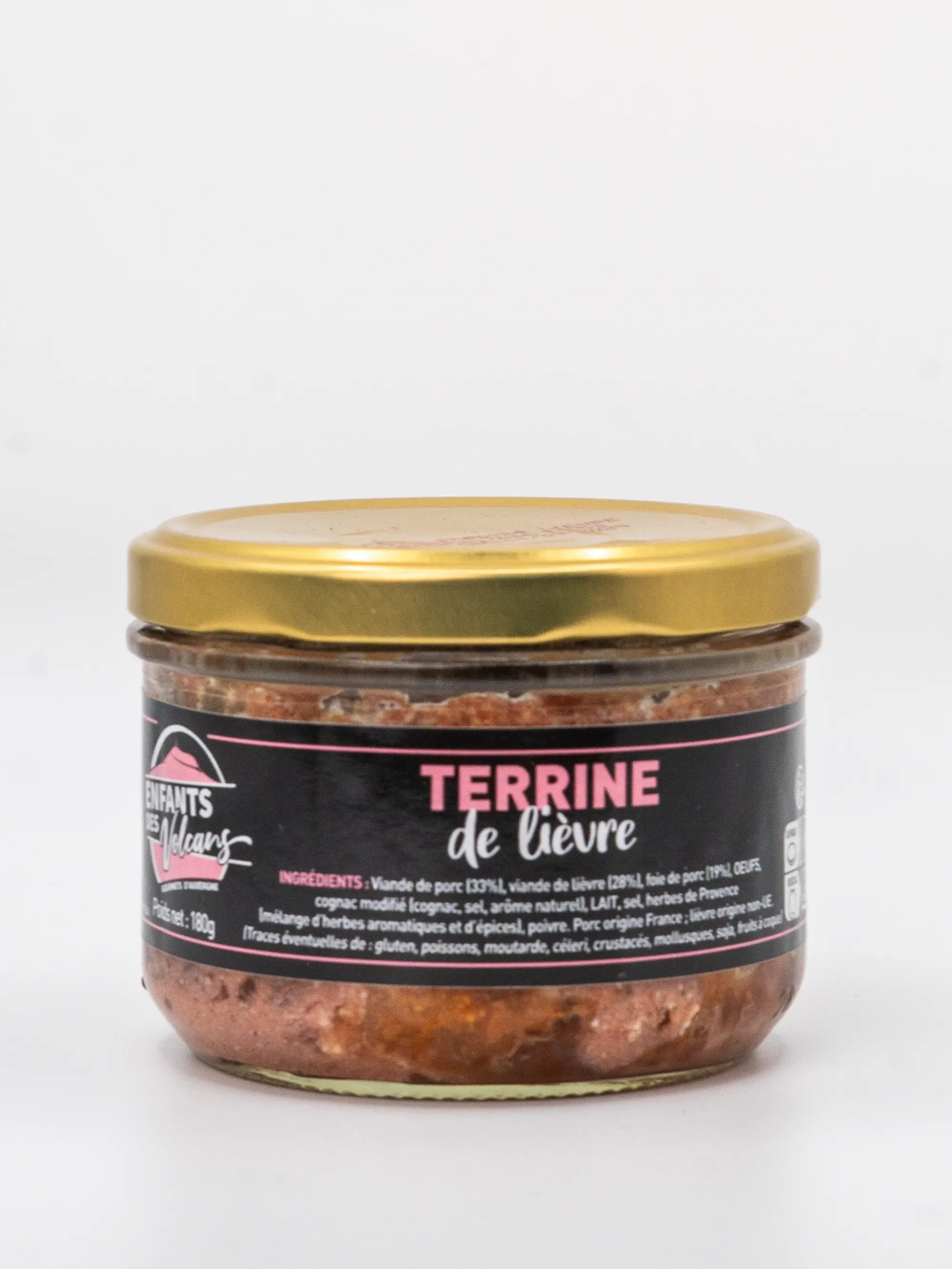 Terrine de lièvre Enfants Des Volcans