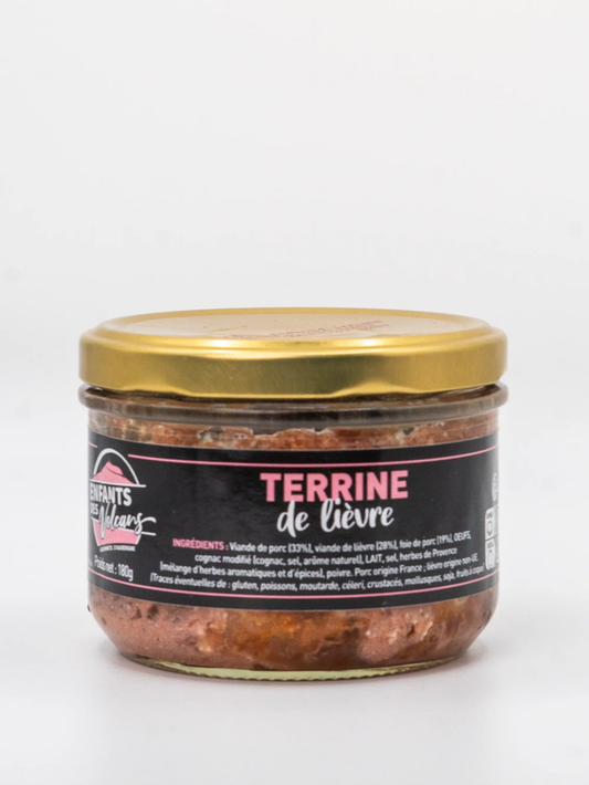Terrine de lièvre Enfants Des Volcans