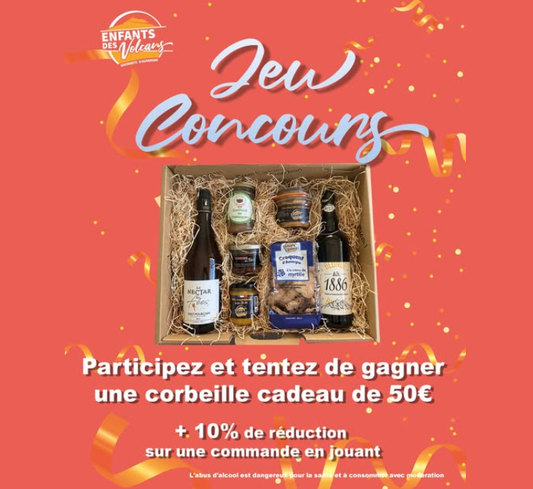 Gagnez un panier gourmand (50€) — tirage le 8 décembre