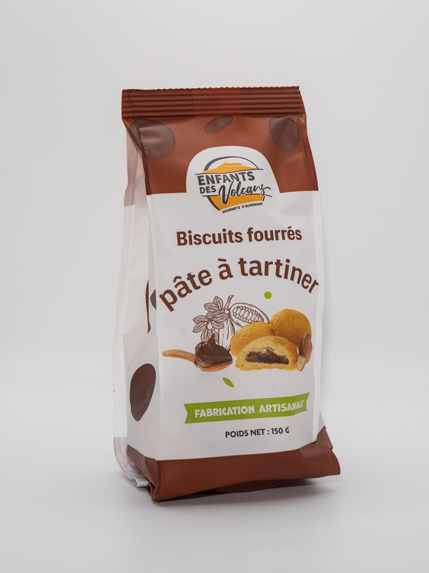 Biscuits fourrés Pâte à tartiner Enfants Des Volcans