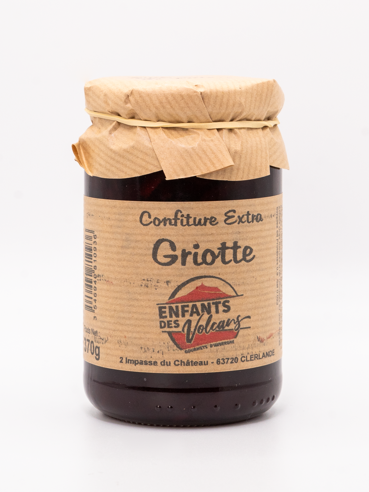 Confiture extra Griotte Enfants Des Volcans