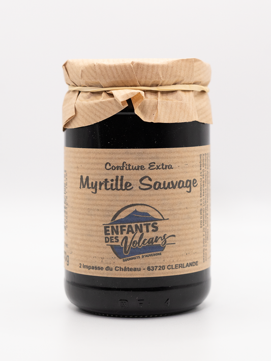 Confiture extra Myrtille sauvage Enfants Des Volcans