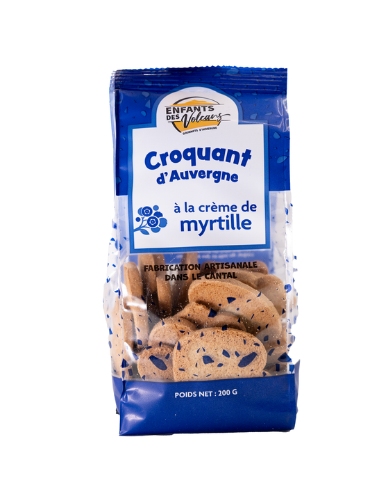Croquant d'Auvergne Myrtille Enfants Des Volcans