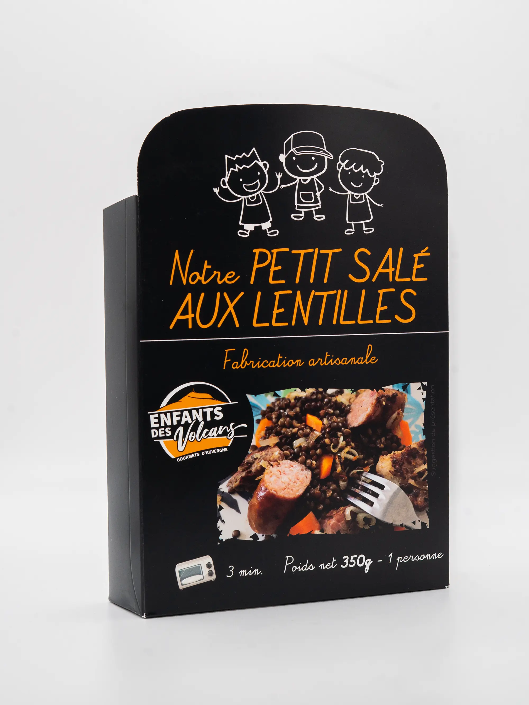 Petit salé aux lentilles d'Auvergne Enfants des Volcans