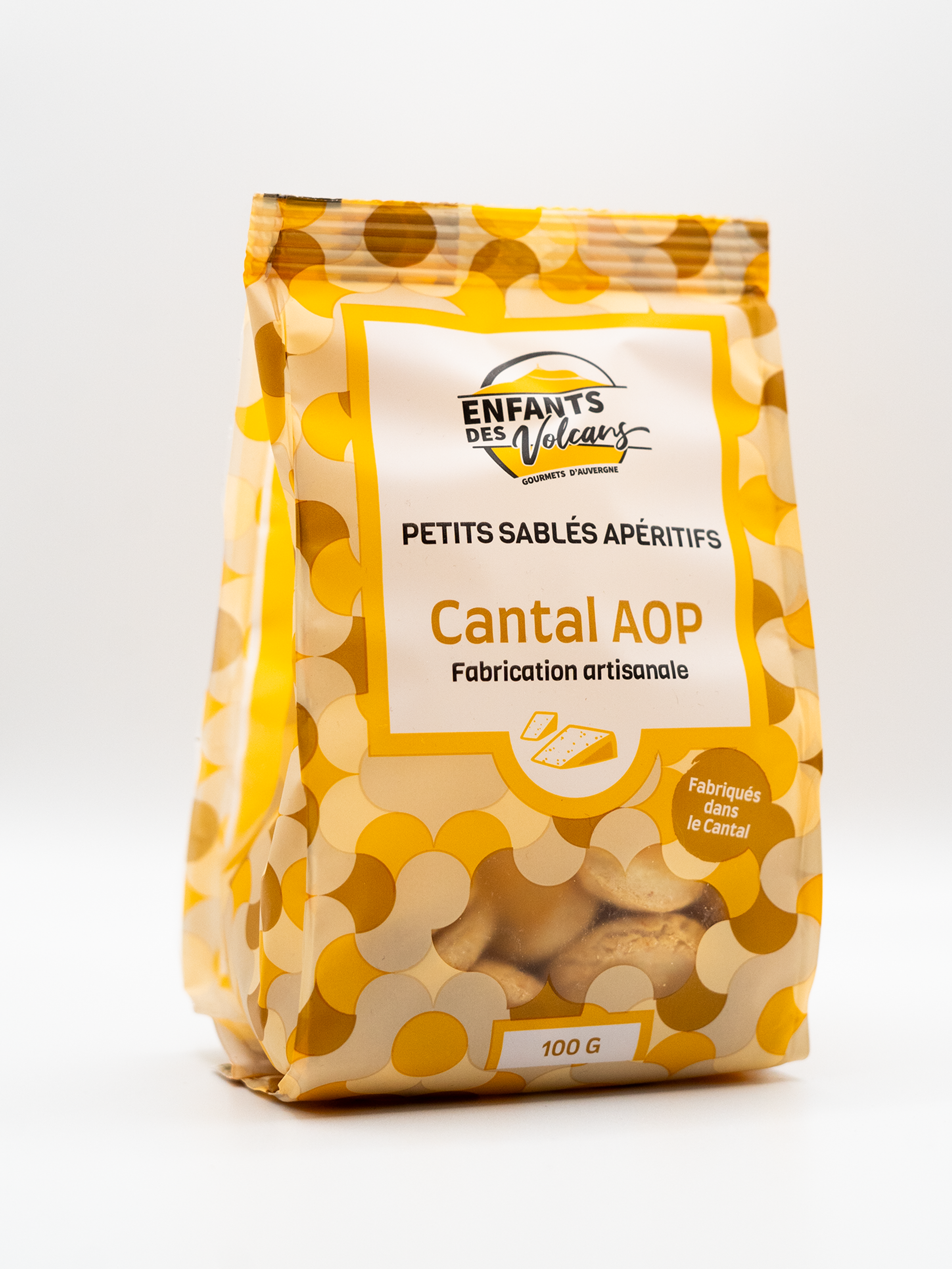 Petits sablés apéritifs Cantal AOP Enfants Des Volcans