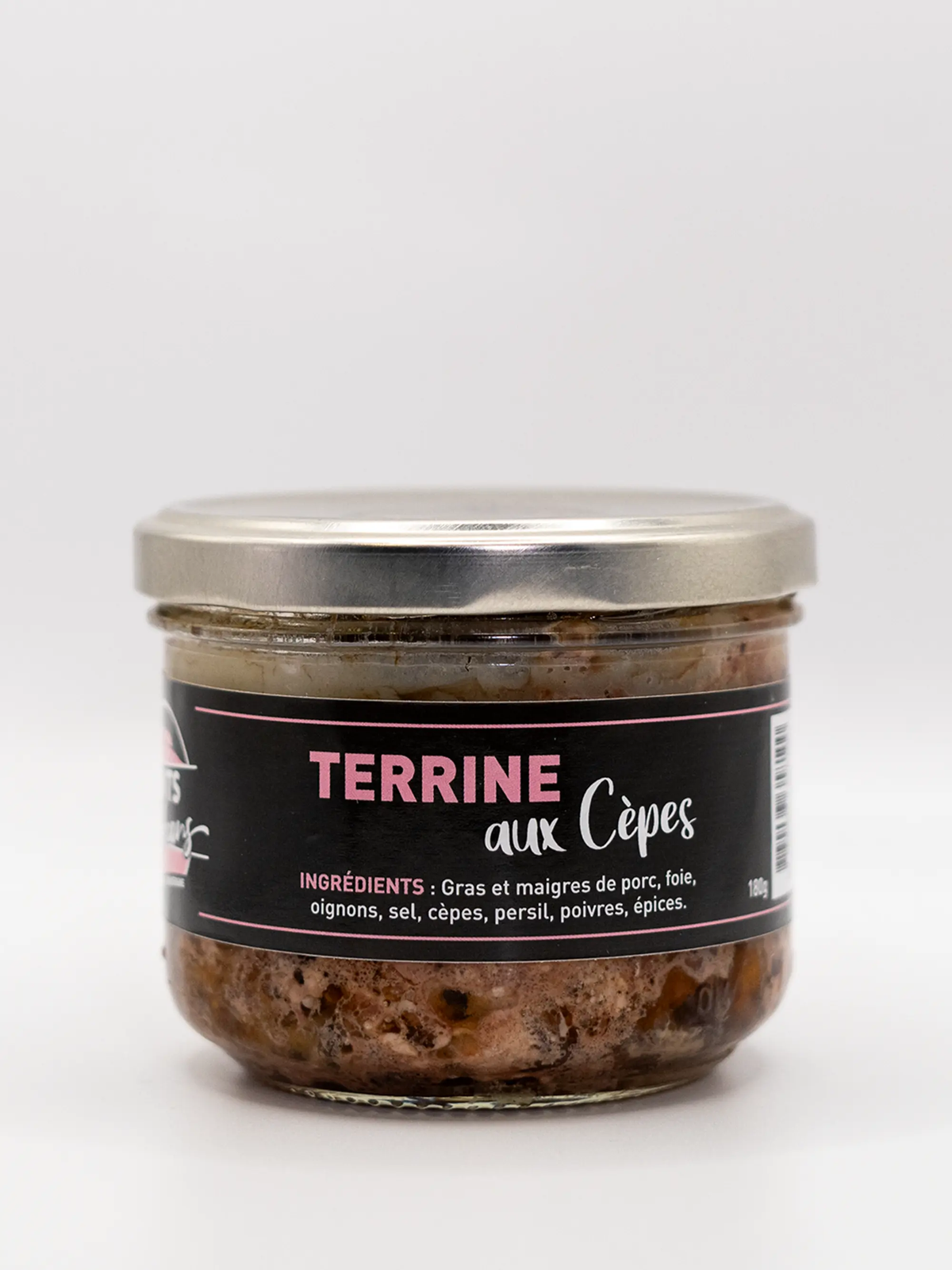 Terrine aux cèpes 180g - Terrine forestière artisanale Auvergne