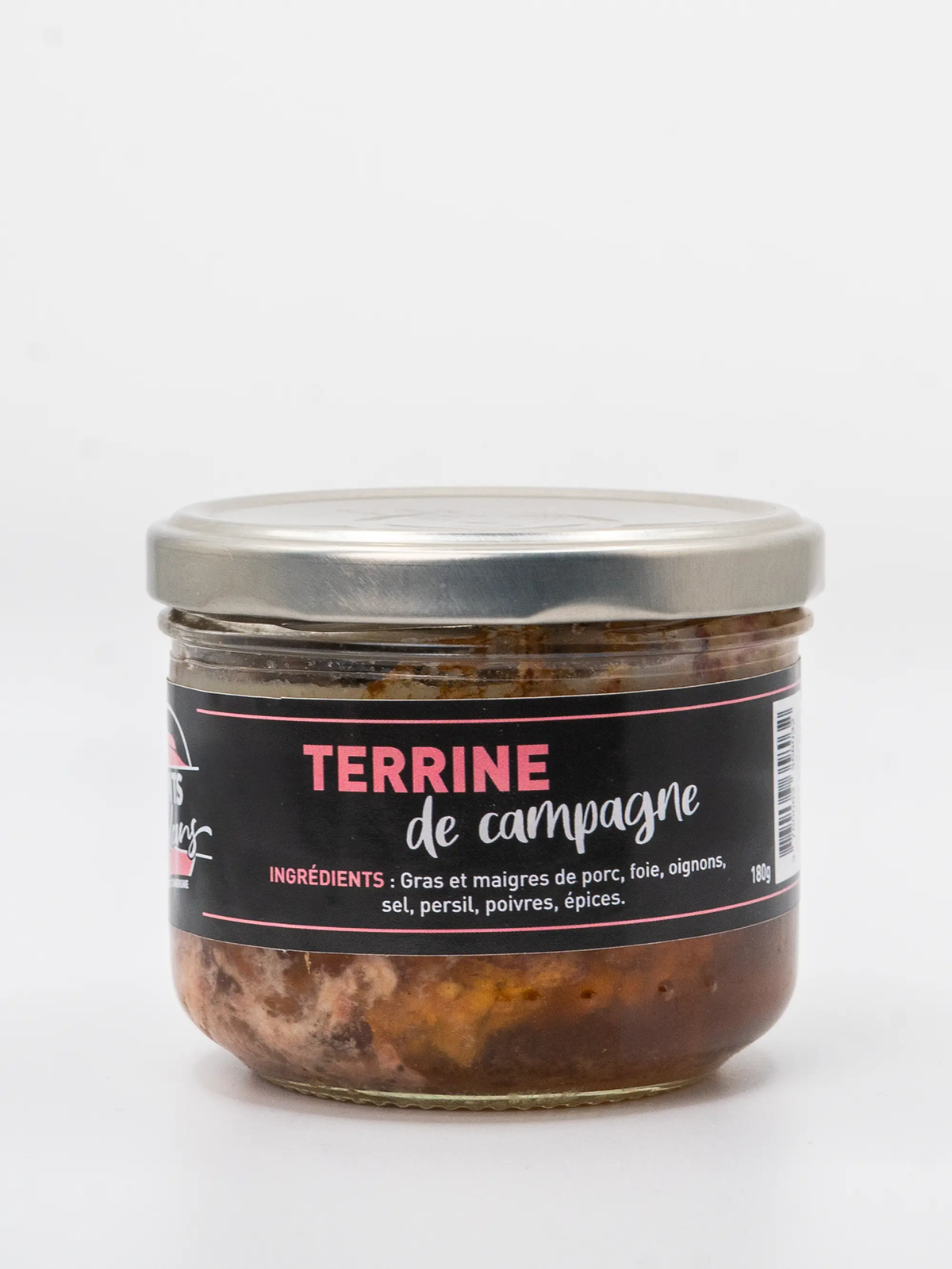 Terrine de campagne artisanale 180g - Épicerie fine Auvergne
