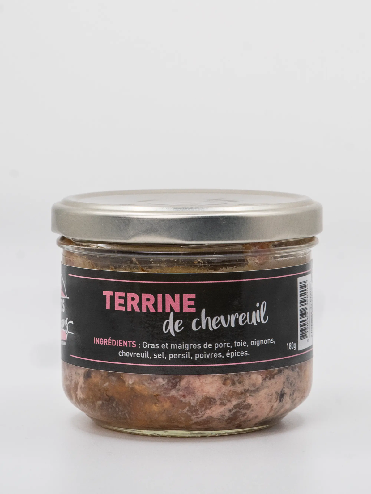 Terrine de chevreuil artisanale 180g - Gibier d'Auvergne

